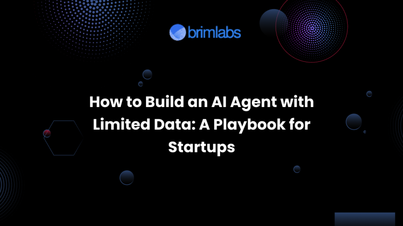 How to Build an AI Agent with Limited Data: A Playbook for Startups