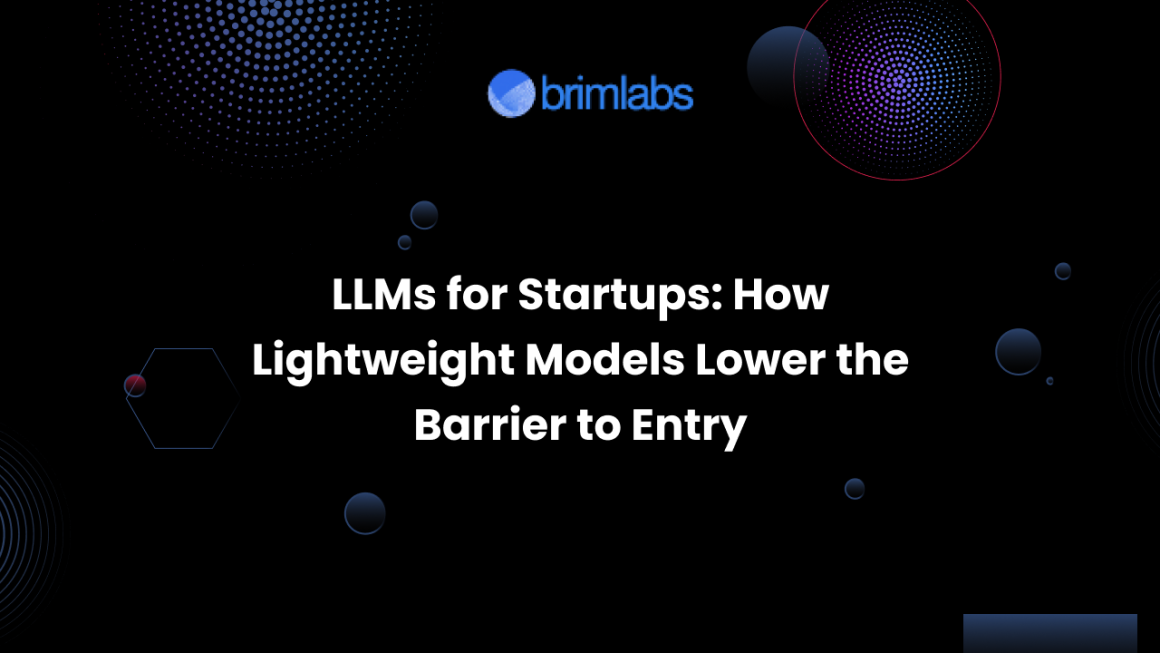 LLMs for Startups: How Lightweight Models Lower the Barrier to Entry